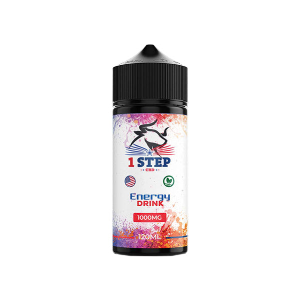 1 Step CBD 1000mg CBD E-liquid 120ml (BUY 1 GET 1 FREE)