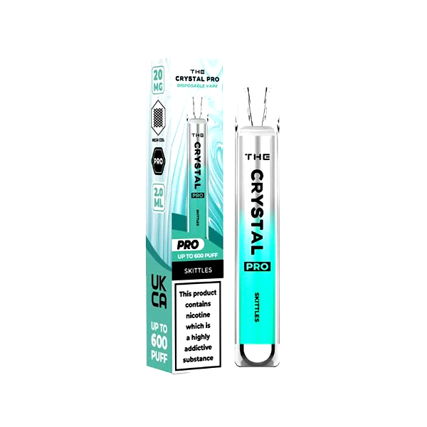 20mg The Crystal Pro Disposable Vape Device 600 Puffs