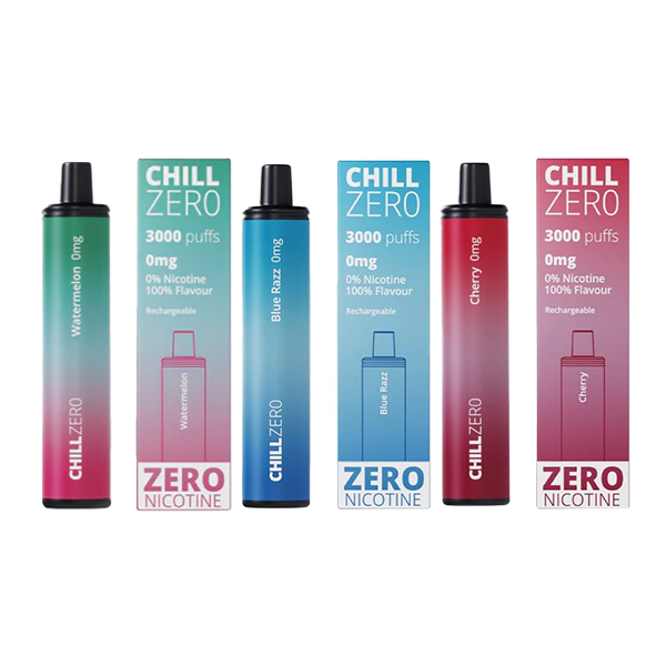 0mg Chill Zero Disposable Vape 3000 Puffs