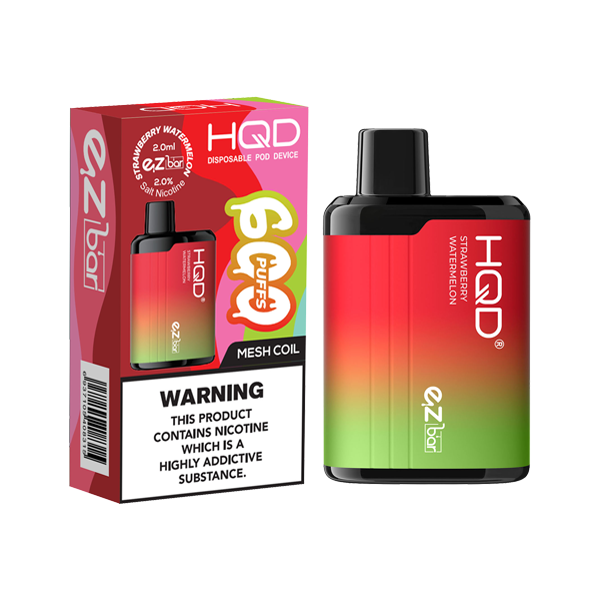 20mg HQD EZ Bar Disposable Vape Device 600 Puffs