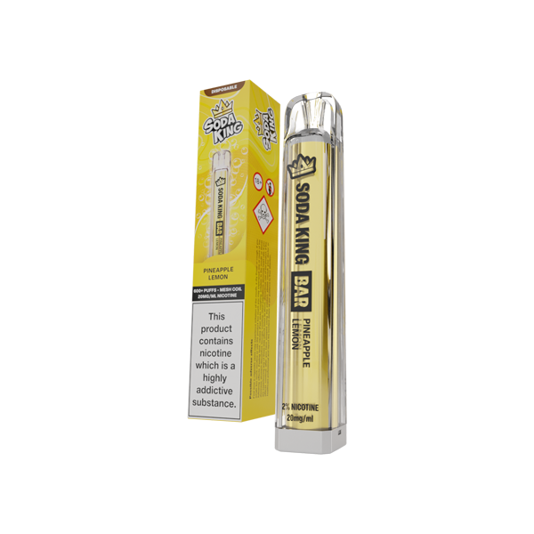 20mg Soda King Bar Disposable Vape Device 600 Puffs