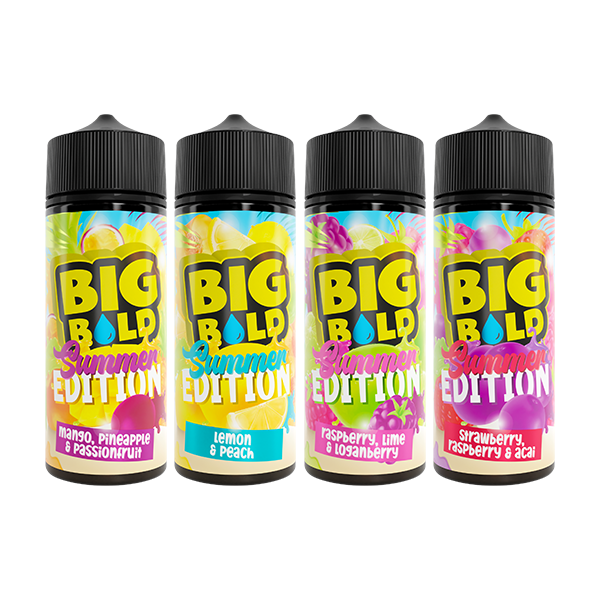 0mg Big Bold Summer Vibes Series 100ml Shortfill  (70VG/30PG)