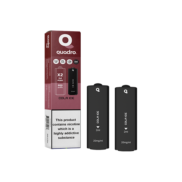 20mg Quadro 2.4k Replacement Pods - 2ml