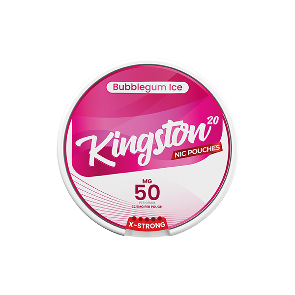 50mg Kingston Nicotine Pouches - 20 Pouches