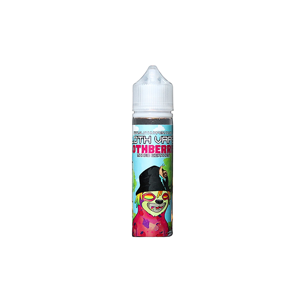 0mg Sloth Vapes 50ml Shortfill (70VG/30PG) (1 Free Nic Shot Per Shortfill)