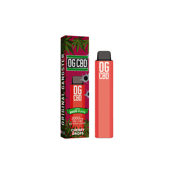 Darwin CBD OG CBD 2000mg Disposable Vape 3000 Puffs